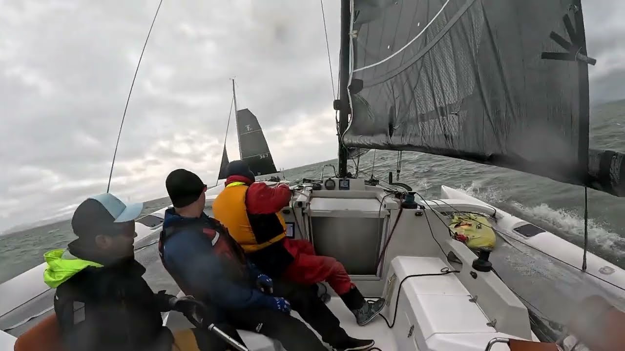 Sailing SF Bay - Cold/Rain/Windy 10-26-2025🤙🌧⛵️