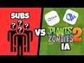SUSCRIPTORES vs IA: ¿Quién crea el MEJOR MAZO en el torneo actual de Plants vs. Zombies 2?