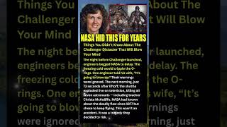 Things You Didn't Know About The Challenger Distaster That Will Blow Your Mind #shorts