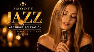 Moonlight Smooth Jazz | Tender Female Voice, Soft Piano & Deep Midnight Serenity