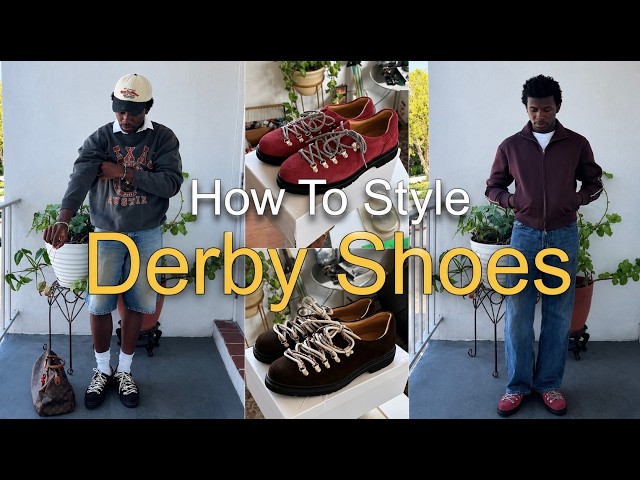 How To Style Derby Shoes | MEN FASHION - YouTube
