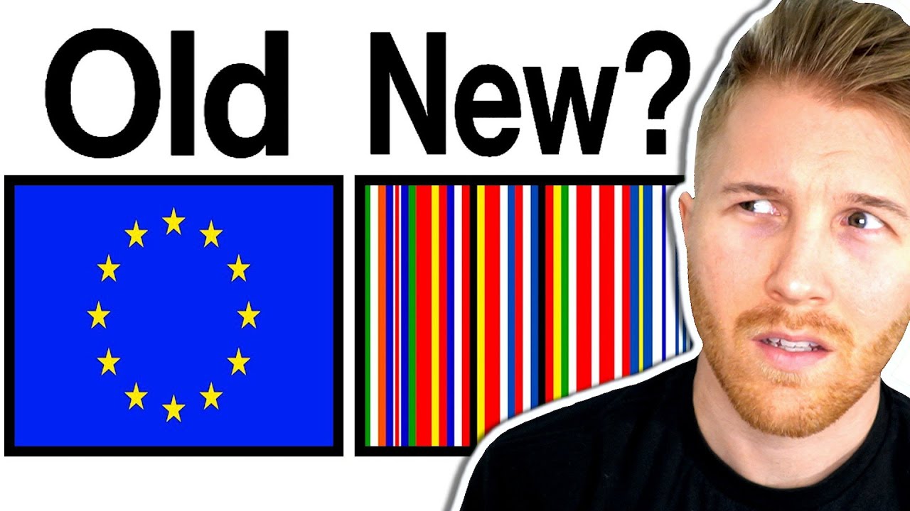 Американская реакция на то, как ПОЧТИ выглядел флаг ЕС 😳