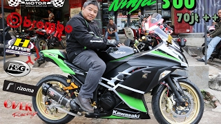 NINJA 300 MODIF 70JT ++ (SWING ARM OVER RACING + YOSHIMURA R77, ETC) TO BE CONTINUE.. screenshot 5