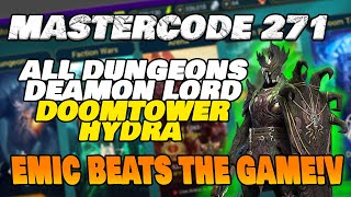 EMIC MASTERCODE 271! BEAT THE WHOLE GAME ON THE HARDEST DIFFICULTY! RAID SHADOW LEGENDS
