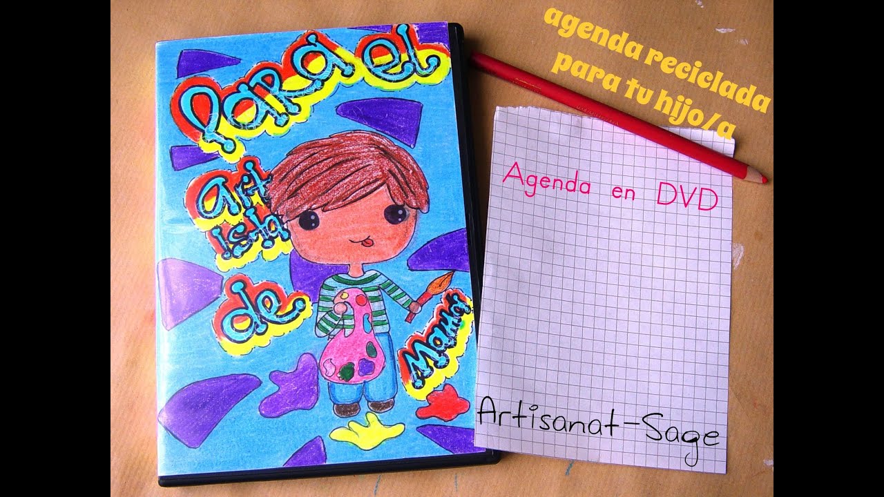 2 how gift make box reciclando agenda ( tu  niño para DIY reciclada ando
