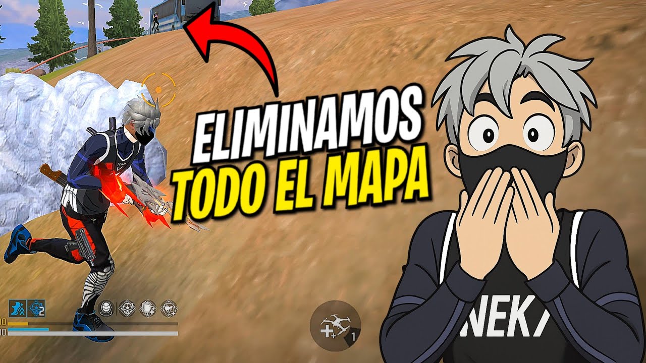 ELIMINAMOS A TODO EL MAPA EN ESTA PARTIDA ☠️🔥 FREE FIRE