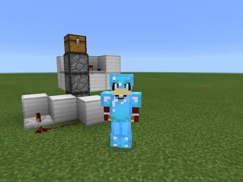 ITEM ELEVATOR!!! Custom Redstone Tutorial
