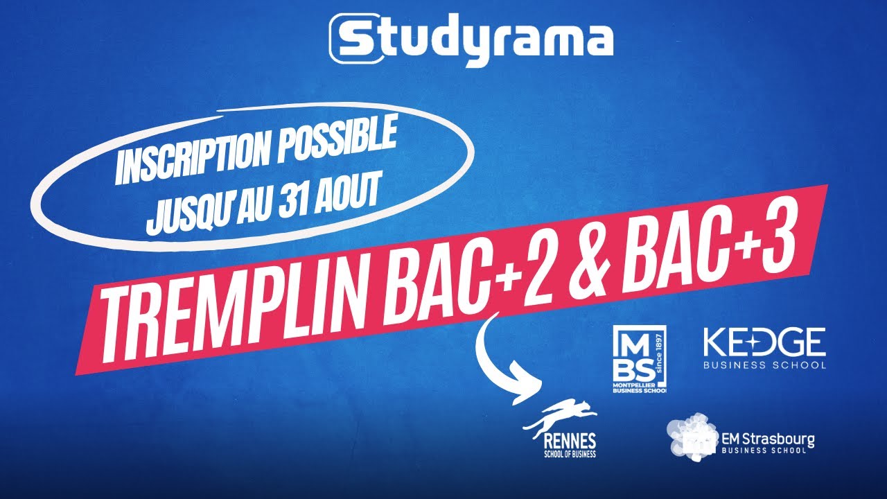 Concours Tremplin Bac+2 et +3 phase complémentaire : inscription ...