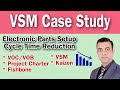 Lean Case study - Electronic part setup Cycle Time Reduction | Value Stream Mapping & Kaizens