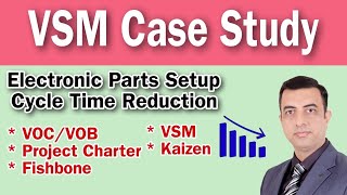 Lean Case study - Electronic part setup Cycle Time Reduction | Value Stream Mapping & Kaizens