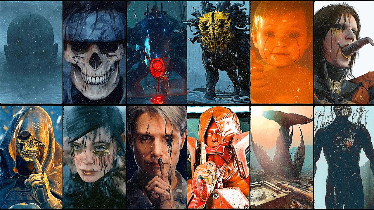 Death Stranding 1 + 2 - All Bosses Fight (No Damage/Brutal Difficulty) [4K/60FPS]