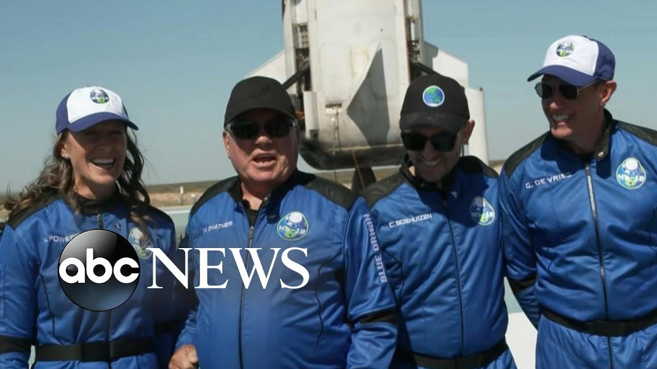 William Shatner and crew detail trip to space