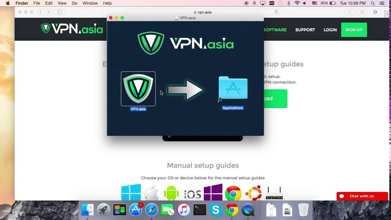 vpn software for mac os x