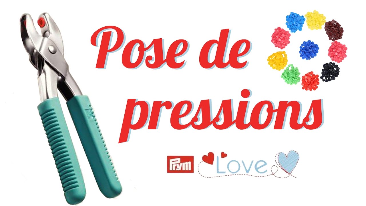 Tuto 10 Pose De Boutons Pressions En Plastique Pince Prym Vario Love Youtube