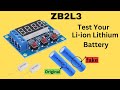 ZB2L3 18650 Li-ion Lithium Battery Capacity Tester // How To Use