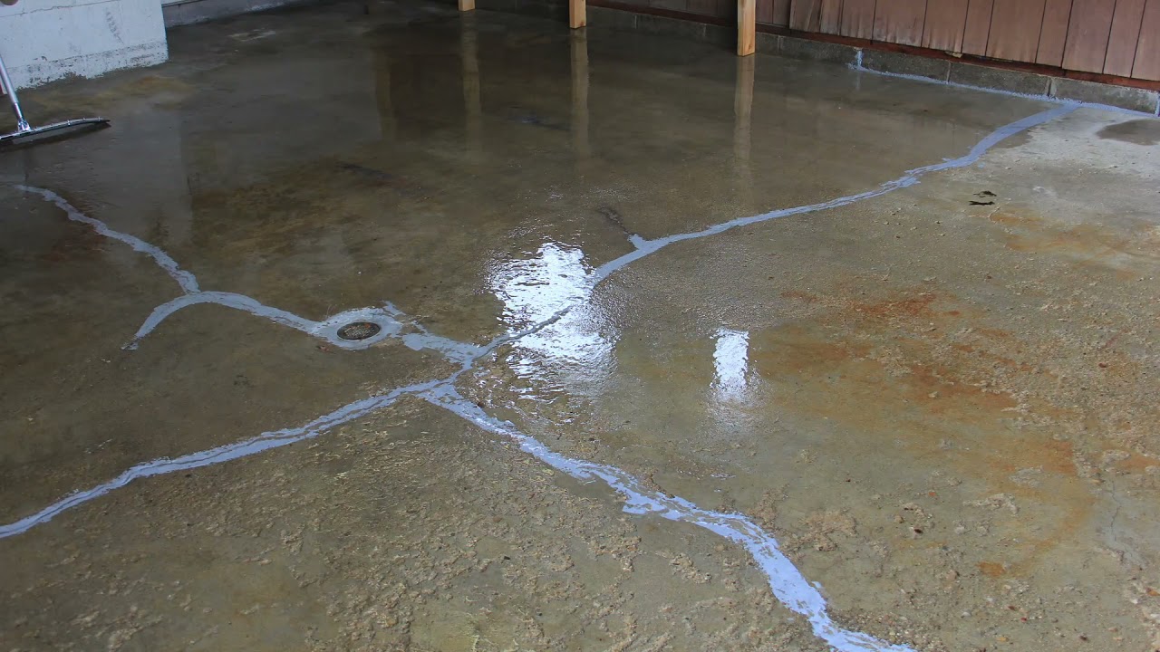 Garage Epoxy Flooring - #7 - Etching