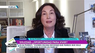 Elsa Punset, sobre la soledad y sentirse solo