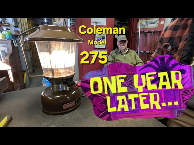 Colemam model 275 lantern. Nearly a year later, I finally repaired