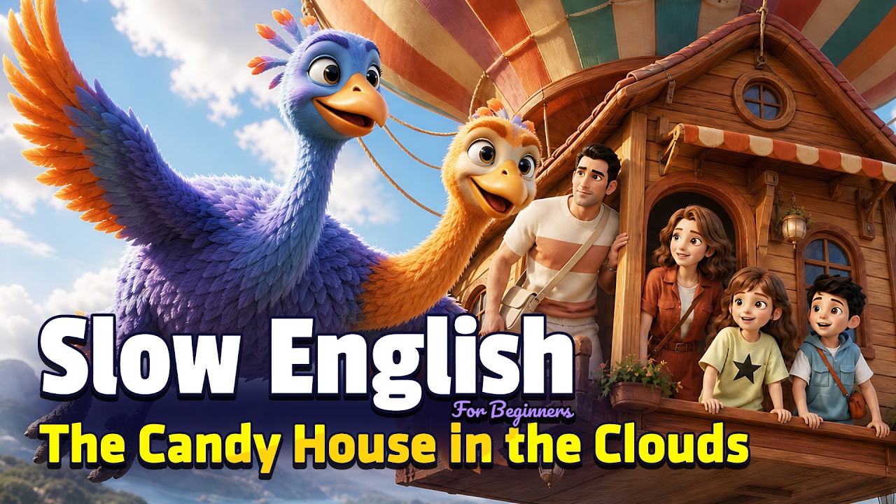 The Candy House in the Clouds | Easy English Listening Practice (A2)