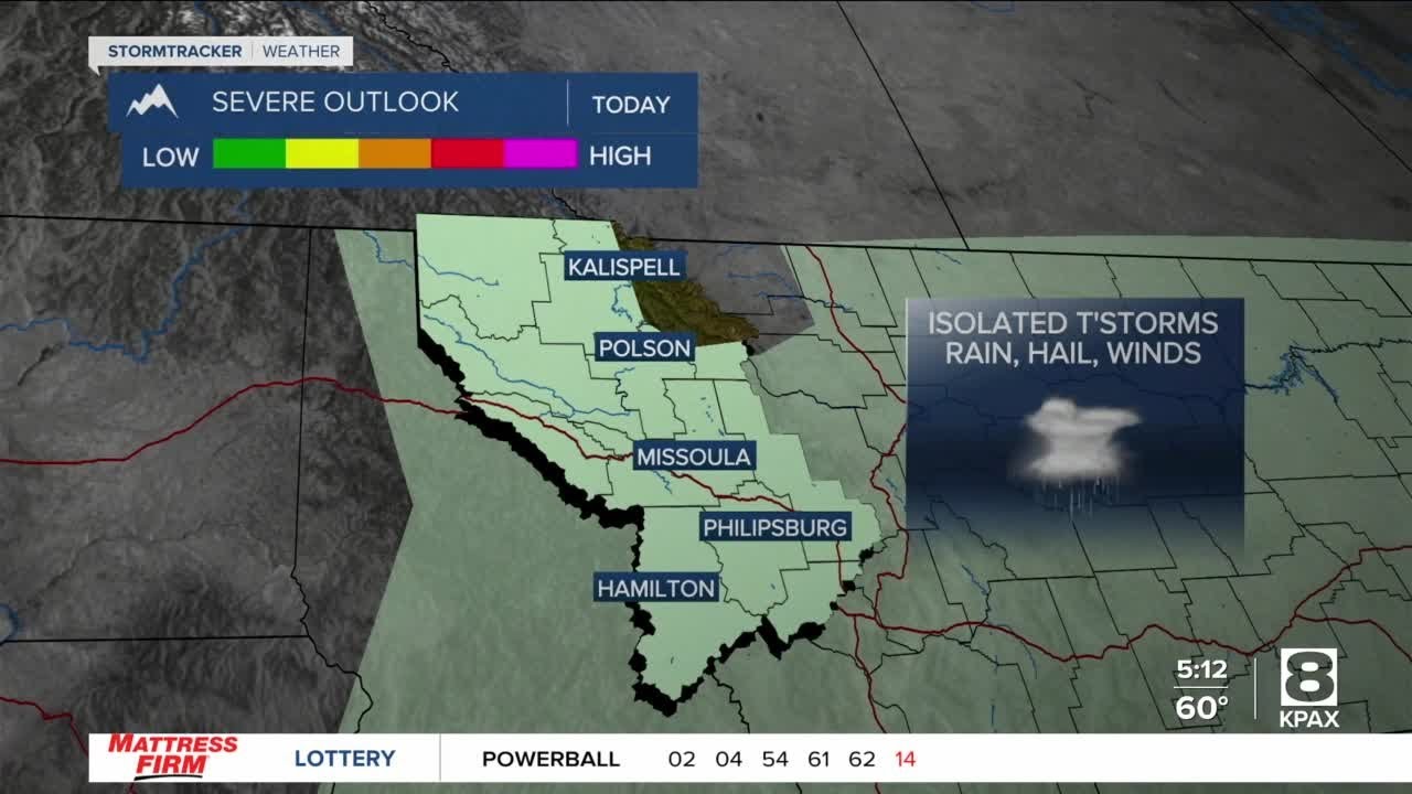 Showers and isolated thunderstorms are sweeping through today - YouTube