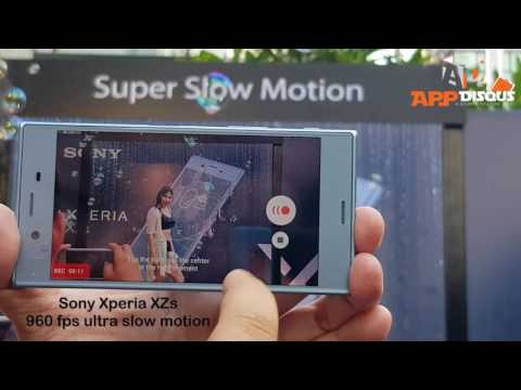 Sony Xperia XZs 960 fps slow-motion demo