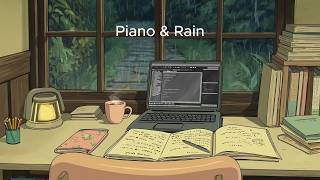 𝑷𝒍𝒂𝒚𝒍𝒊𝒔𝒕 Get Twice as Much Studying Done 📊 Your Daily Focus Music | Rain Sounds + Soft Piano screenshot 5