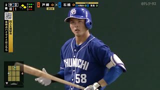 【若竜】石橋康太 攻守に躍動!!