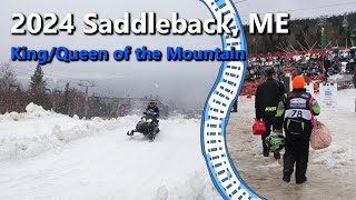 Our First Ever Race! King/Queen of the Mountain Saddleback, ME | Snowmobile Racing