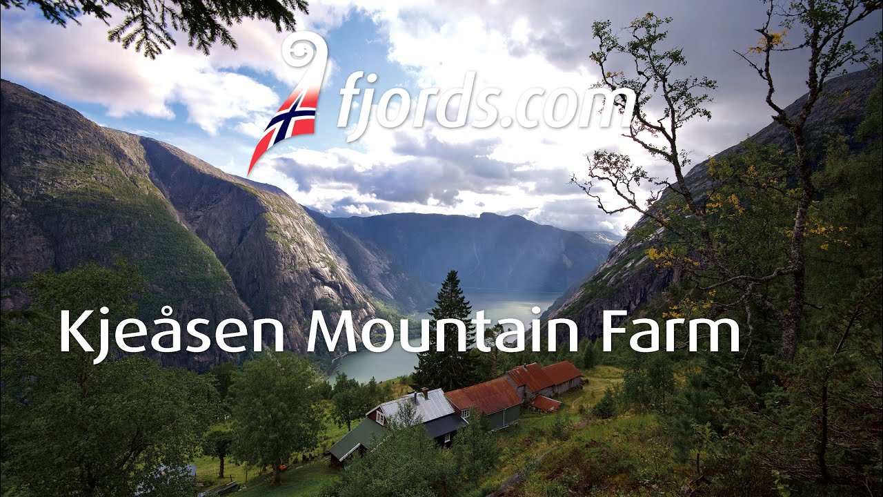 FJORDS NORWAY - Simadalsfjorden and Kjeåsen Mountain Farm - YouTube