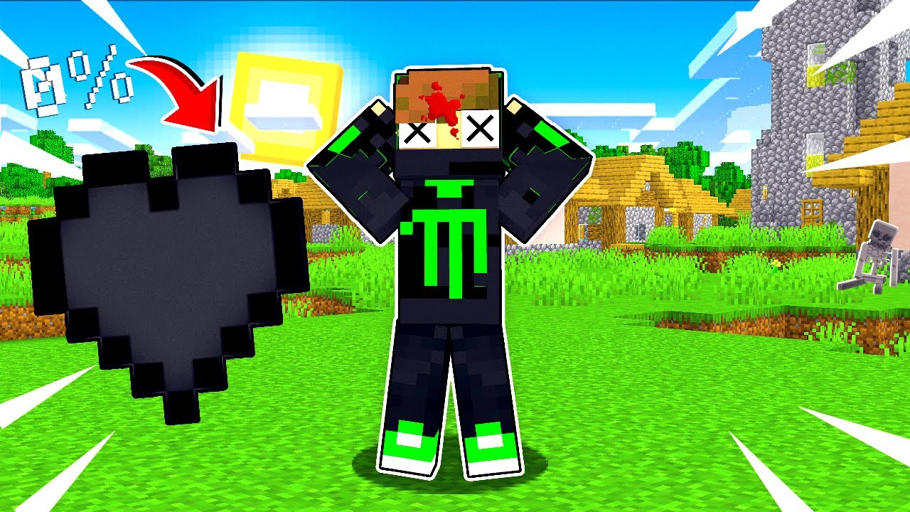 Minecraft, But You Have 0.1% Health... - YouTube