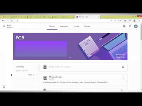 Video How to upload Google Meet Recordings in Google... - youtube