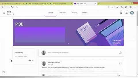 How to upload Google Meet Recordings in Google Classroom