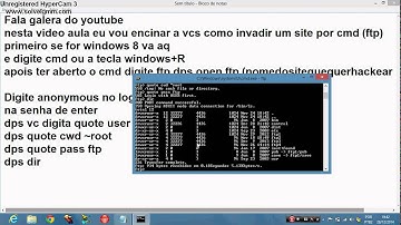 Como invadir um site por cmd ftp