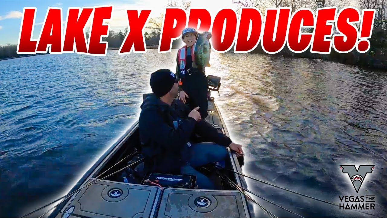 Lake X Bass Fishing – I Caught a 6lb Largemouth! 🎣