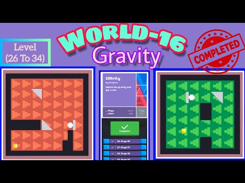 🔴Fancade🔴|| World 16 || Gravity level 26,27,28,29,30,31,32,33 & 34 ||completed||Arpit Guru