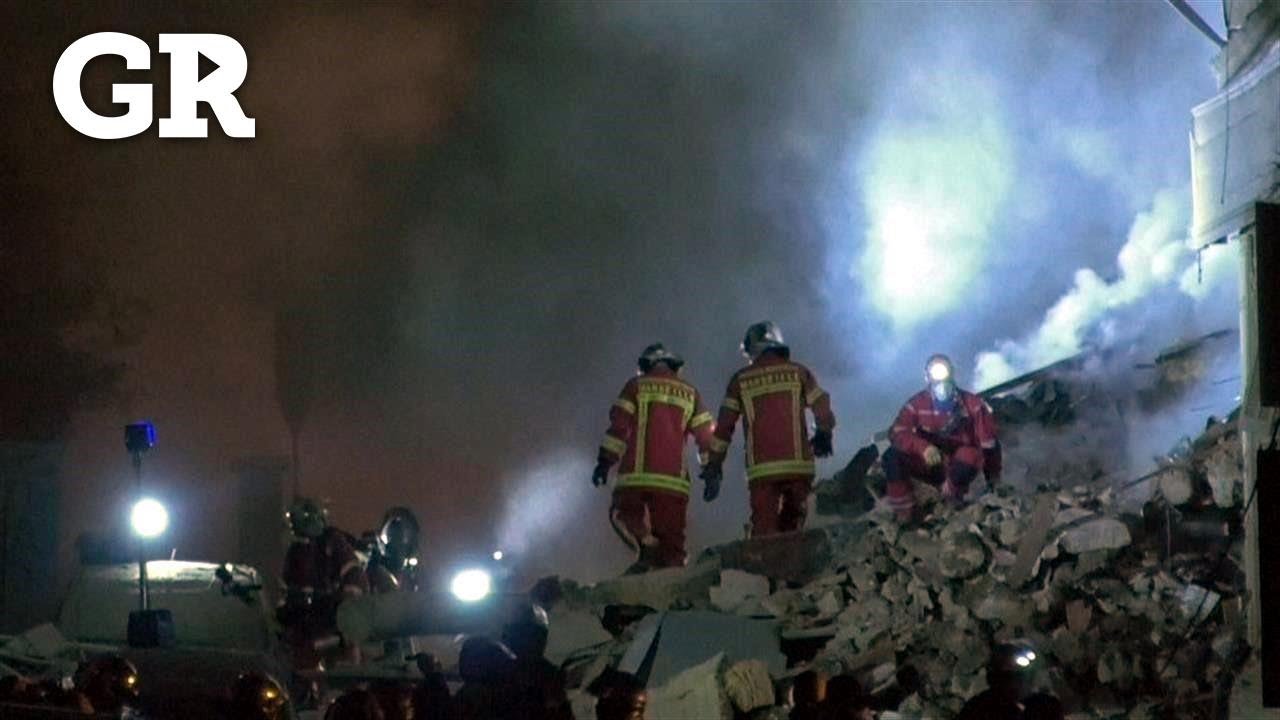 Edificio se derrumba en Marsella - YouTube