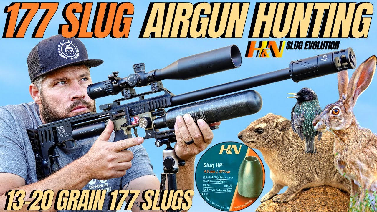 AIR GUN HUNTING WITH HN 177 SLUGS I LONG RANGE AIR GUN HUNTING WITH 177 SLUGS I HN 177 SLUG HUNTING