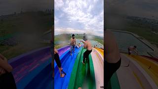 He Showed Me Spider-Man & Batman Toys… Then Jumped Into the Water Slide! 😱💦🇺🇲🇺🇲 #usa #shorts Information