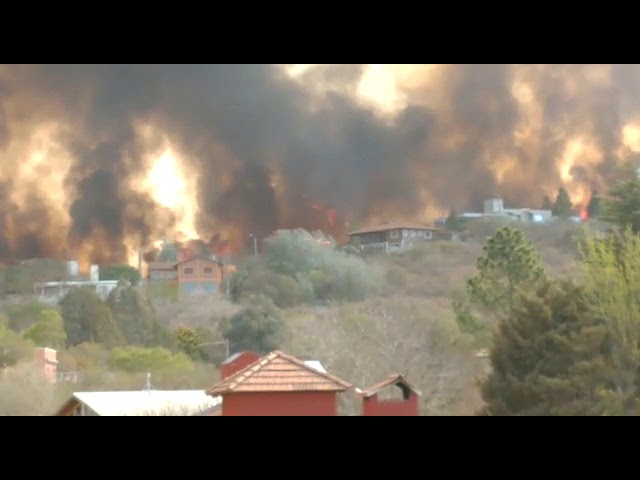 Incendios en Carlos Paz, Córdoba