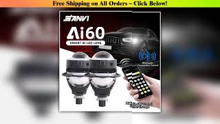 SANVI 3 Colors Ai60 Bi LED Projector Lens - Simple Tool That Works Well | Smart Choice | Smart