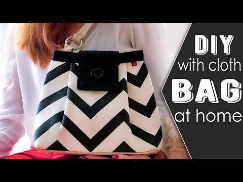 Видео: DIY TRENDY BAG CUTTING & STITCHING |  Easy Way To Make a  HandBag Fast