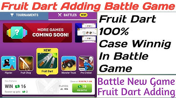 MPL Fruit Dart Game Adding on Battle Game, More Case Winning.
