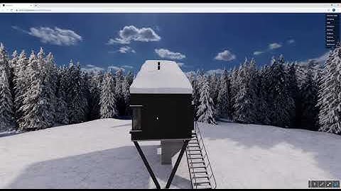 3D Walkthrough Rendering - ArchViz - Mountain Cabin