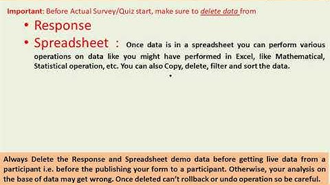 Google Form Part 4  PPT ( Quiz, Setting, Collecting Data )