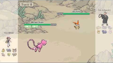 A Mew with all the answers, full team SWEEP!
