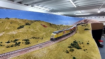 COMPLETE OVERVIEW of UPRR Evanston Sub  HO Model Trains in Action. Train Layout Built for Operations