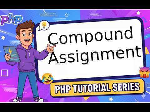 Lesson 10 | Master Compound Assignment Operators in PHP | +=, -=, =, /= Made Easy