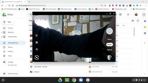 Chromebook - take a picture and upload to Drive