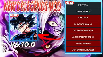 NEW DRAGONBALL LEGENDS MOD V6.10.0 | MOD MENU 12+ FEATURES ( Dragonball legends )