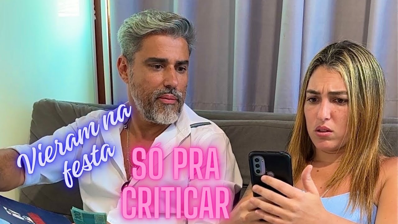Quando eles vão à festa para criticar 